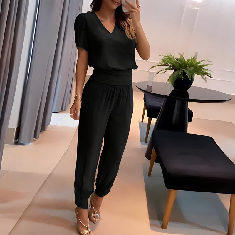 Isabella | Stilvolles Blusen und Hosen-Set