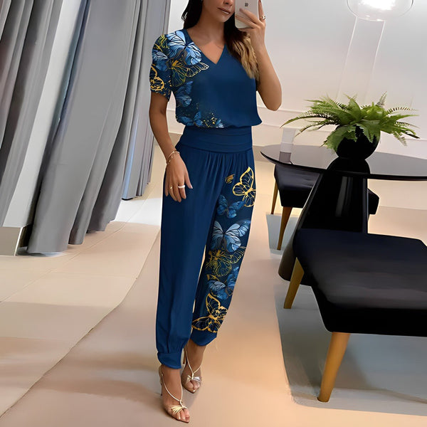 Isabella | Stilvolles Blusen und Hosen-Set