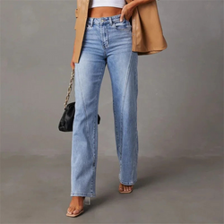 Elara | Locker geschnittene Jeans mit hoher Taille